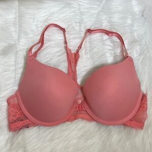 Coral Lace Bra Size 36C